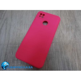 Чехол силиконовый Xiaomi Redmi 9C Silicone Cover Nano 2mm фуксия