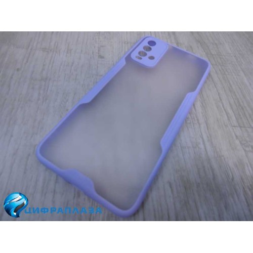 Чехол силиконовый Xiaomi Redmi 9T Limpid Case сиреневый