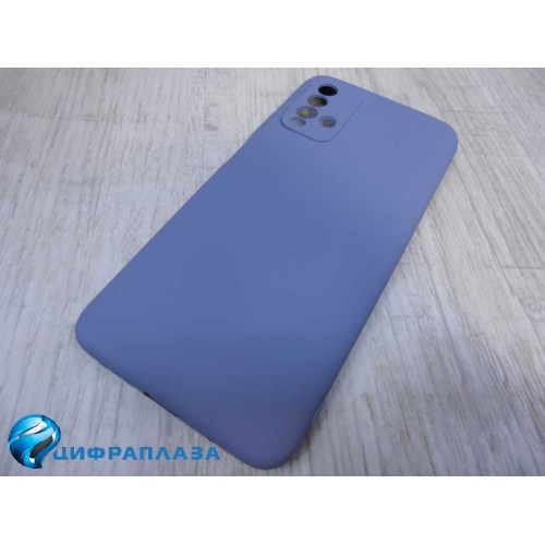 Чехол силиконовый Xiaomi Redmi 9T Silicone Case New Era серый