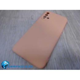 Чехол силиконовый Xiaomi Redmi 9T Silicone Case New Era светло-розовый