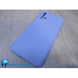 Чехол силиконовый Xiaomi Redmi 9T Silicone Cover Nano бледно-голубой
