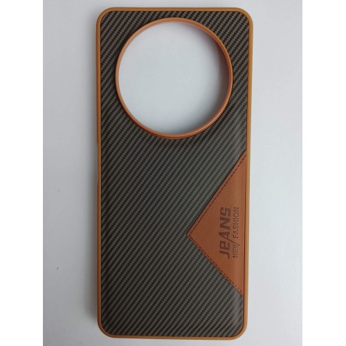 Чехол силиконовый Xiaomi Redmi А3/A3X/POCO C61 JEANS коричневый 