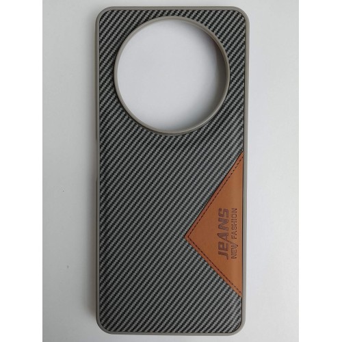 Чехол силиконовый Xiaomi Redmi А3/A3X/POCO C61 JEANS серый 
