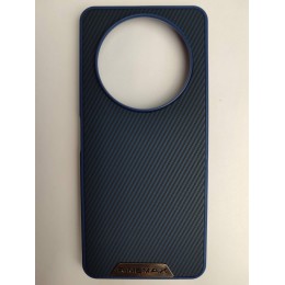 Чехол силиконовый Xiaomi Redmi А3/A3X/POCO C61 RiMBMAX карбон синий