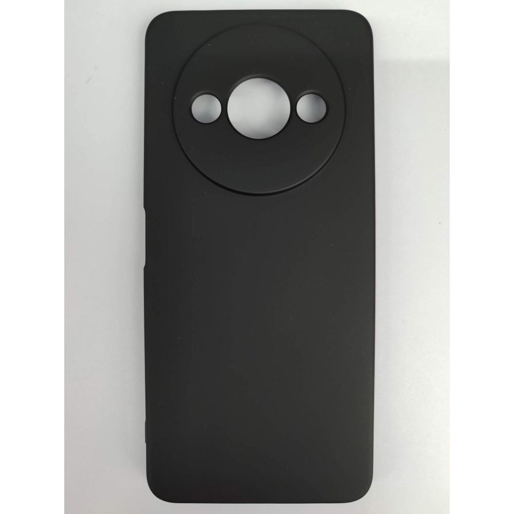Чехол силиконовый Xiaomi Redmi А3/A3X/POCO C61 Silicone Case без лого черный