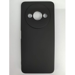 Чехол силиконовый Xiaomi Redmi А3/A3X/POCO C61 Silicone Case без лого черный