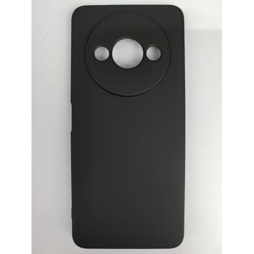 Чехол силиконовый Xiaomi Redmi А3/A3X/POCO C61 Silicone Case без лого черный
