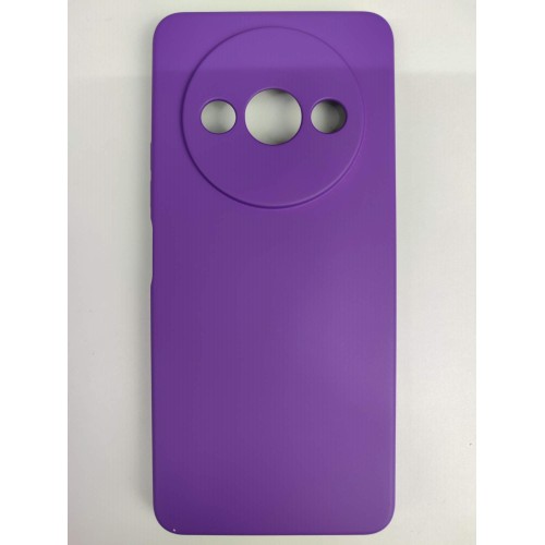 Чехол силиконовый Xiaomi Redmi А3/A3X/POCO C61 Silicone Case без лого фиолетовый