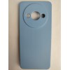 Чехол силиконовый Xiaomi Redmi А3/A3X/POCO C61 Silicone Case без лого голубой