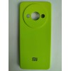 Чехол силиконовый Xiaomi Redmi А3/A3X/POCO C61 Silicone Case с лого салатовый