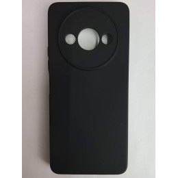 Чехол силиконовый Xiaomi Redmi А3/A3X/POCO C61 Silicone Cover без лого черный