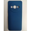 Чехол силиконовый Xiaomi Redmi А3/A3X/POCO C61 Silicone Cover без лого темно-синий