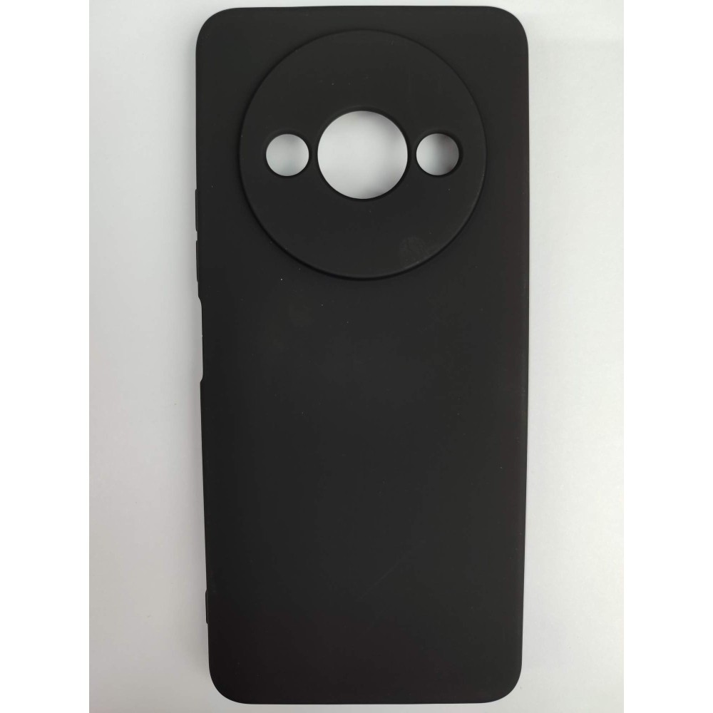Чехол силиконовый Xiaomi Redmi А3/A3X/POCO C61 Silicone Cover Nano черный