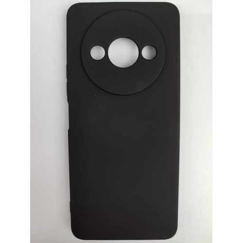 Чехол силиконовый Xiaomi Redmi А3/A3X/POCO C61 Silicone Cover Nano черный