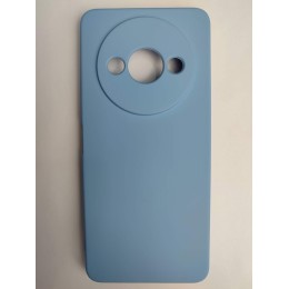 Чехол силиконовый Xiaomi Redmi А3/A3X/POCO C61 Silicone Cover Nano голубой