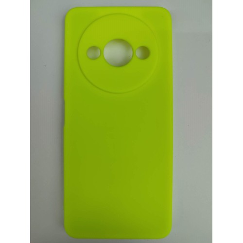 Чехол силиконовый Xiaomi Redmi А3/A3X/POCO C61 Silicone Cover Nano салатовый
