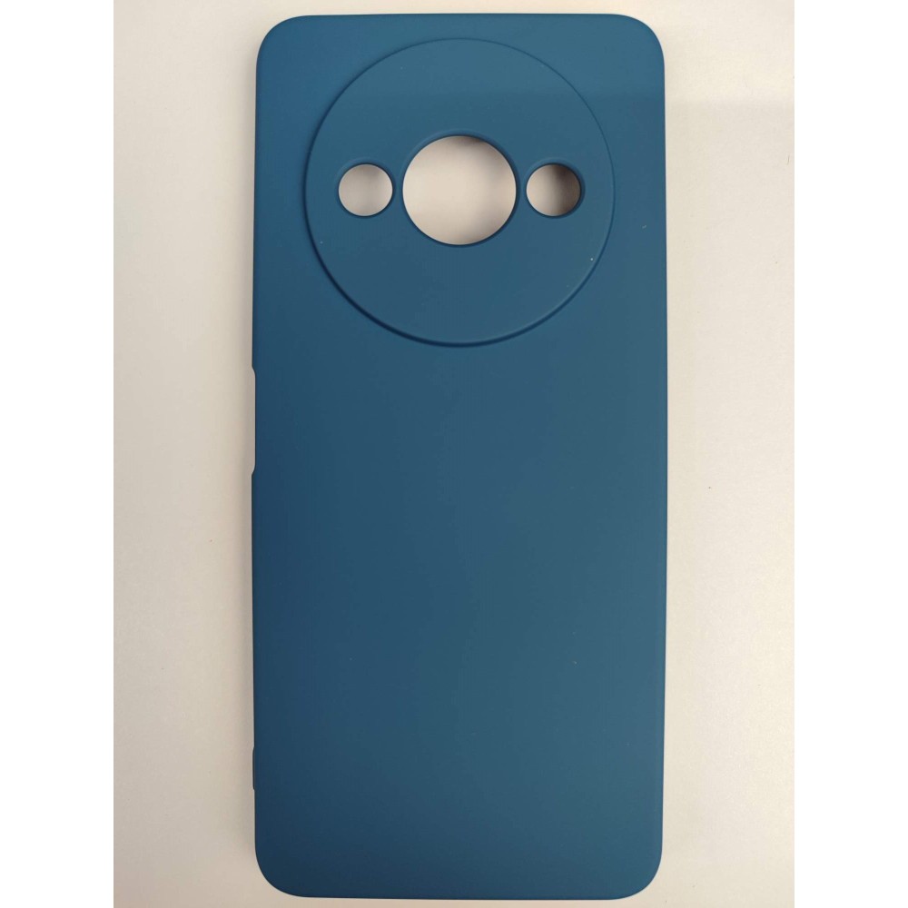 Чехол силиконовый Xiaomi Redmi А3/A3X/POCO C61 Silicone Cover Nano темно-синий