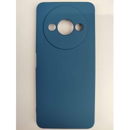 Чехол силиконовый Xiaomi Redmi А3/A3X/POCO C61 Silicone Cover Nano темно-синий