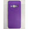 Чехол силиконовый Xiaomi Redmi А3 Silicone Cover без лого фиолетовый