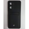 Чехол силиконовый Xiaomi Redmi A5/POCO C71 матовый цветной с визитницей черный