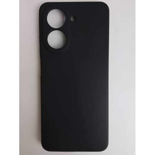 Чехол силиконовый Xiaomi Redmi A5/POCO C71 матовый с защитой камеры черный