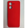 Чехол силиконовый Xiaomi Redmi A5/POCO C71 Silicone Case без лого красный