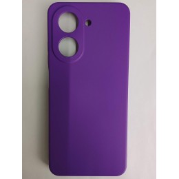 Чехол силиконовый Xiaomi Redmi A5/POCO C71 Silicone Cover без лого фиолетовый