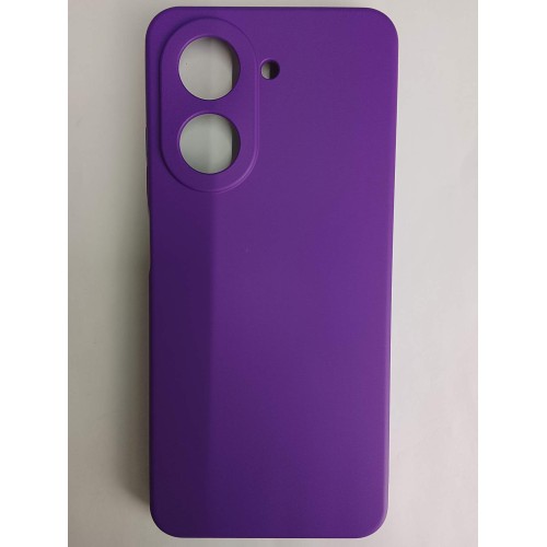 Чехол силиконовый Xiaomi Redmi A5/POCO C71 Silicone Cover без лого фиолетовый