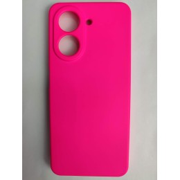 Чехол силиконовый Xiaomi Redmi A5/POCO C71 Silicone Cover без лого фуксия