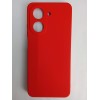 Чехол силиконовый Xiaomi Redmi A5/POCO C71 Silicone Cover без лого красный