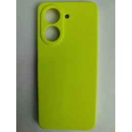 Чехол силиконовый Xiaomi Redmi A5/POCO C71 Silicone Cover без лого салатовый 