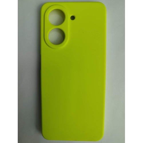 Чехол силиконовый Xiaomi Redmi A5/POCO C71 Silicone Cover без лого салатовый 