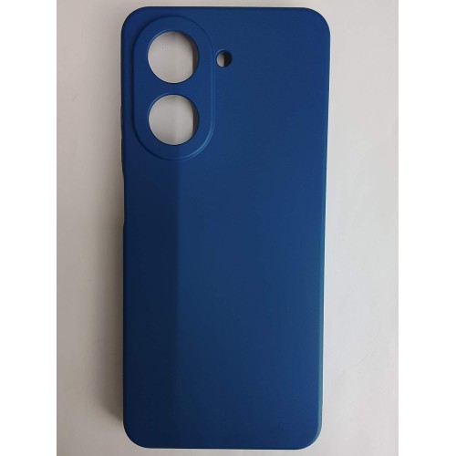 Чехол силиконовый Xiaomi Redmi A5/POCO C71 Silicone Cover без лого темно-синий