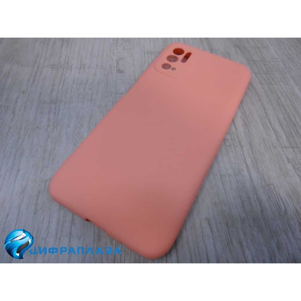 Чехол силиконовый Xiaomi Redmi Note 10T Silicone Cover Nano розовый