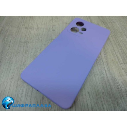 Чехол силиконовый Xiaomi Redmi Note 12 Pro Silicone Cover сиреневый