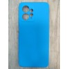 Чехол силиконовый Xiaomi Redmi Note 12 Silicone Cover Nano 2mm лазурный