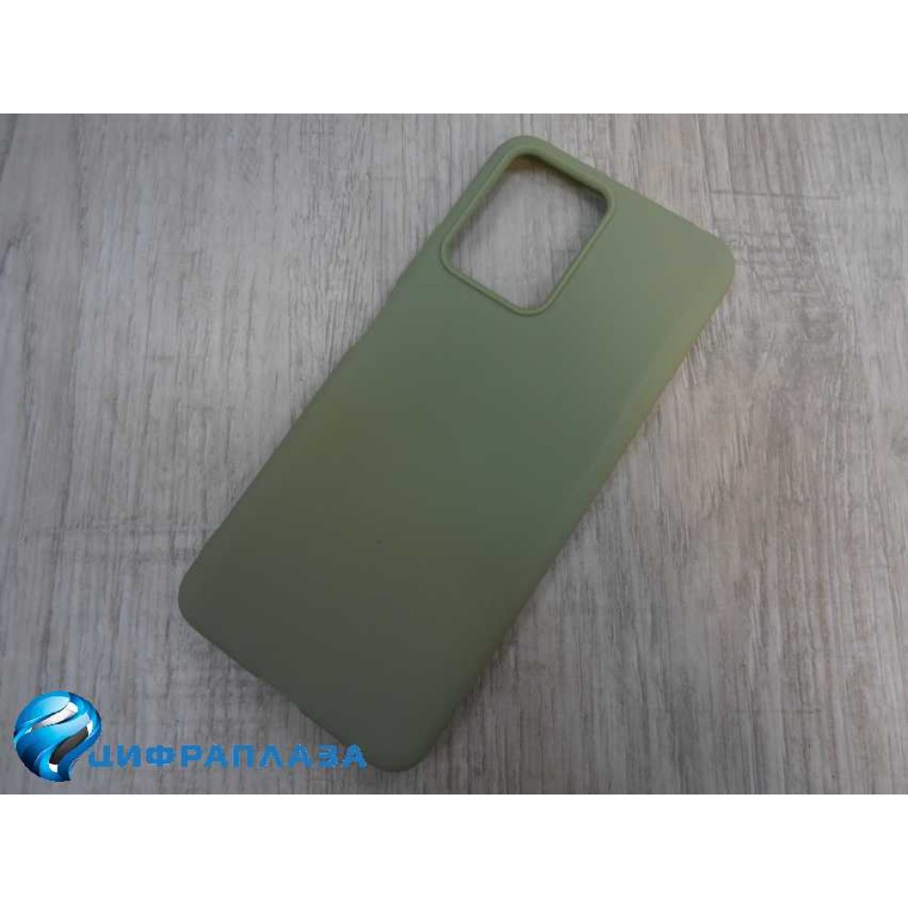 Чехол силиконовый Xiaomi Redmi Note 12 Soft Touch матовый фисташковый