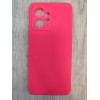 Чехол силиконовый Xiaomi Redmi Note 12 Soft Touch матовый фуксия