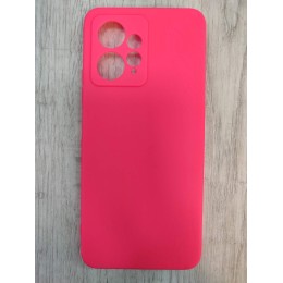 Чехол силиконовый Xiaomi Redmi Note 12 Soft Touch матовый фуксия