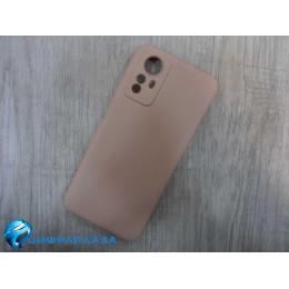 Чехол силиконовый Xiaomi Redmi Note 12S Silicone Cover Nano 2mm розовый песок