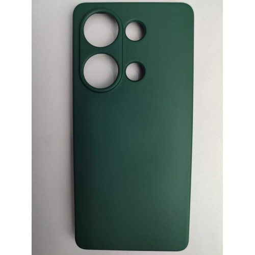 Чехол силиконовый Xiaomi Redmi Note 13 Pro/POCO X6 Silicone Cover Nano 2mm темно-зеленый