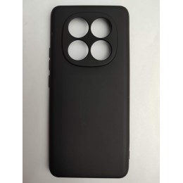 Чехол силиконовый Xiaomi Redmi Note 14 Pro Silicone Cover без лого черный