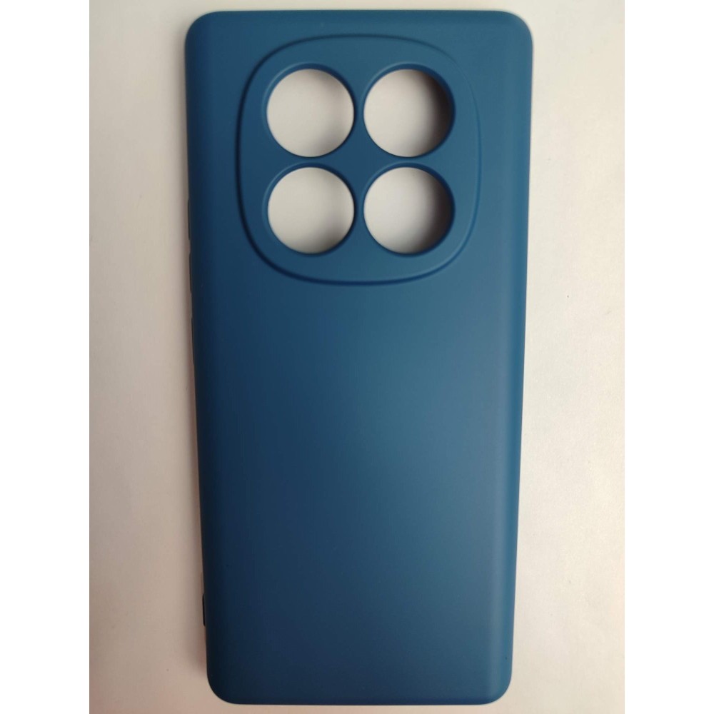 Чехол силиконовый Xiaomi Redmi Note 14 Pro Silicone Cover Nano темно-синий
