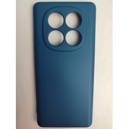 Чехол силиконовый Xiaomi Redmi Note 14 Pro Silicone Cover Nano темно-синий