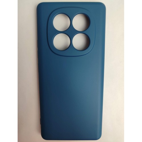 Чехол силиконовый Xiaomi Redmi Note 14 Pro Silicone Cover Nano темно-синий