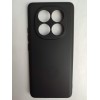 Чехол силиконовый Xiaomi Redmi Note 14 Pro Soft Touch матовый черный