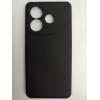 Чехол силиконовый Xiaomi Redmi Note 14 Silicone Case без лого черный