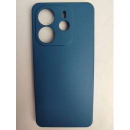 Чехол силиконовый Xiaomi Redmi Note 14 Silicone Cover Nano темно-синий