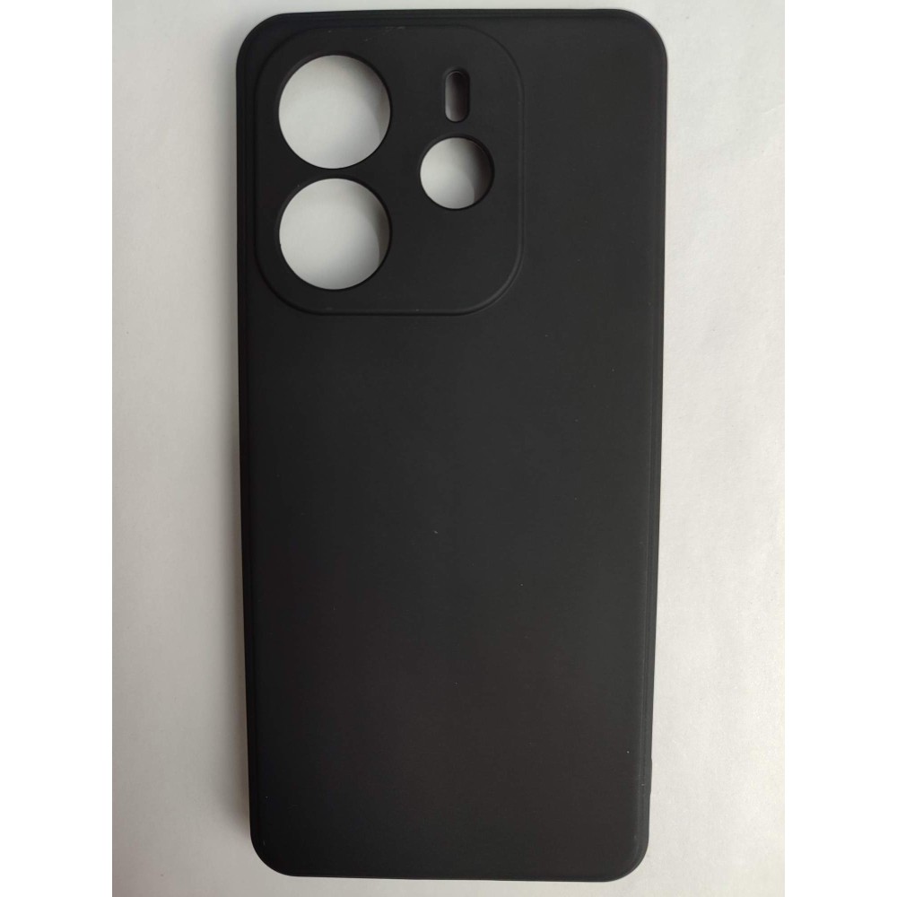 Чехол силиконовый Xiaomi Redmi Note 14 Soft Touch матовый черный