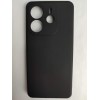 Чехол силиконовый Xiaomi Redmi Note 14 Soft Touch матовый черный